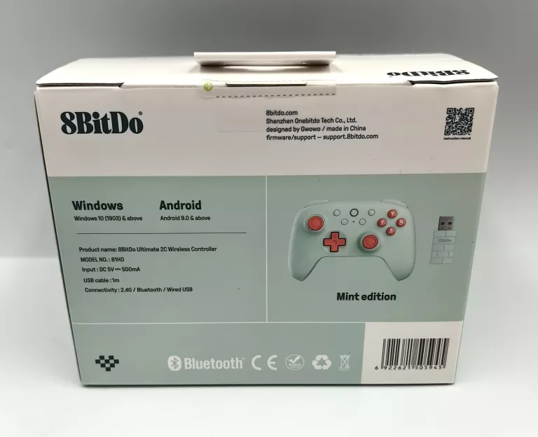 PAD BEZPRZEWODOWY 8BITDO ULTIMATE 2C HALL EFFECT 2.4G PC ZIELONY