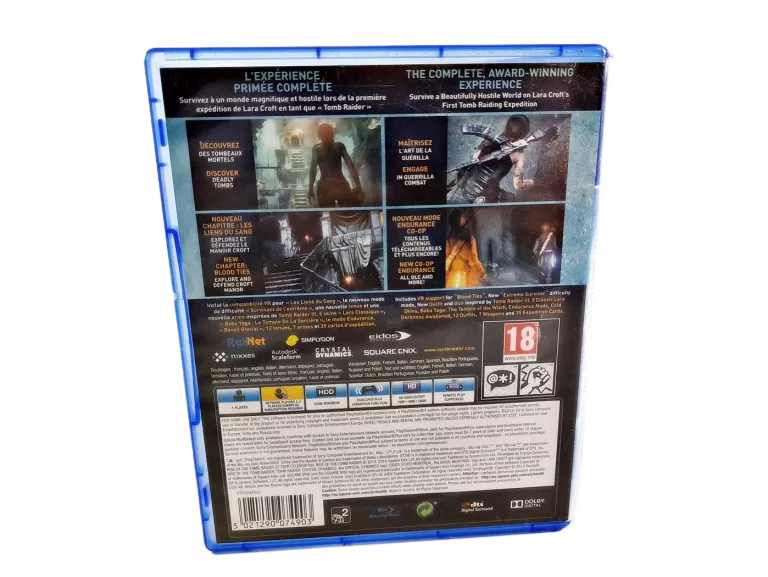 GRA NA KONSOLE PS4 RISE OF THE TOMB RAIDER GRA AKCJI PLAYSTATION 4