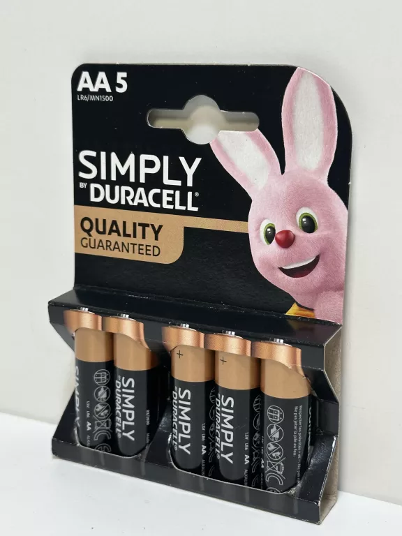 BATERIA ALKALICZNA DURACELL AA (R6) 5 SZT. WARTO