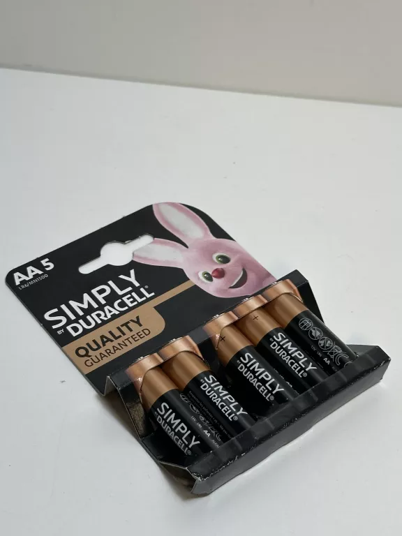BATERIA ALKALICZNA DURACELL AA (R6) 5 SZT. WARTO
