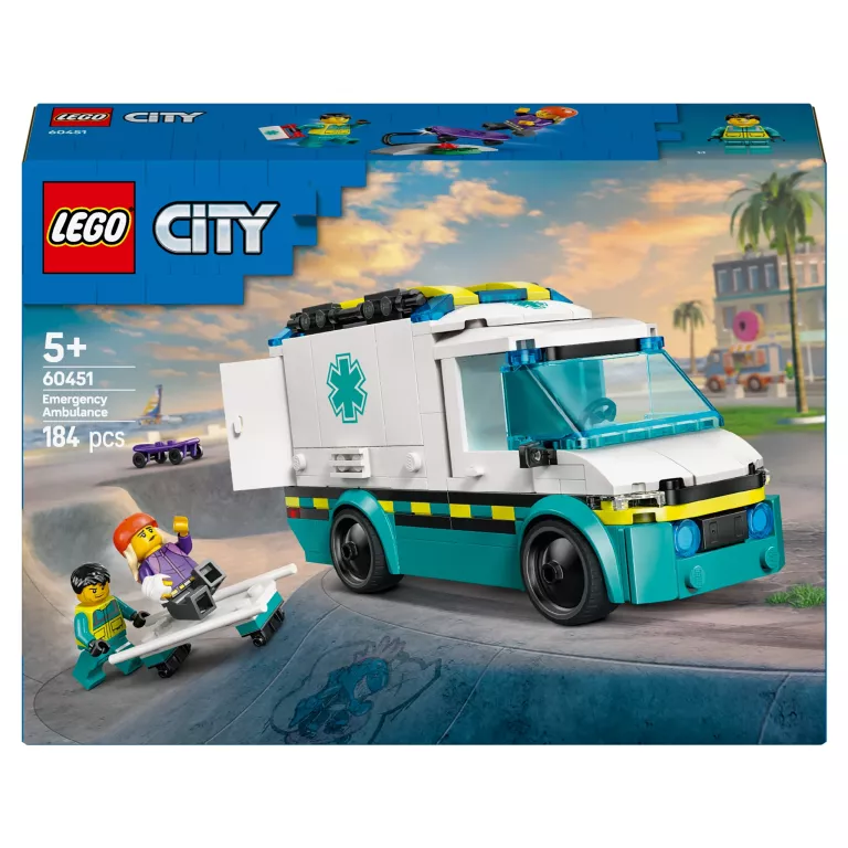 LEGO CITY KARETKA POGOTOWIA 60451 USZKODZONY KARTON
