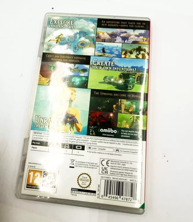 THE LEGEND OF ZELDA TEARS OF THE KINGDOM NINTENDO