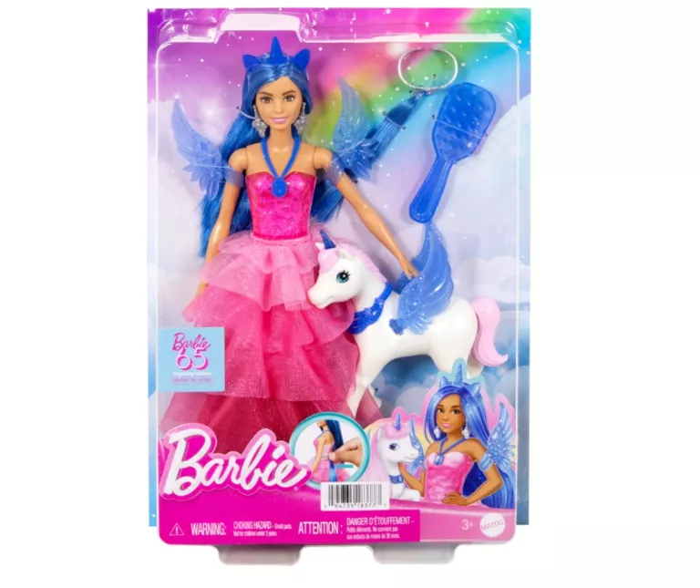 BARBIE SAPPHIRE SKRZYDLATY JEDNOROŻEC LALKA 65 ROCZNICA HRR16