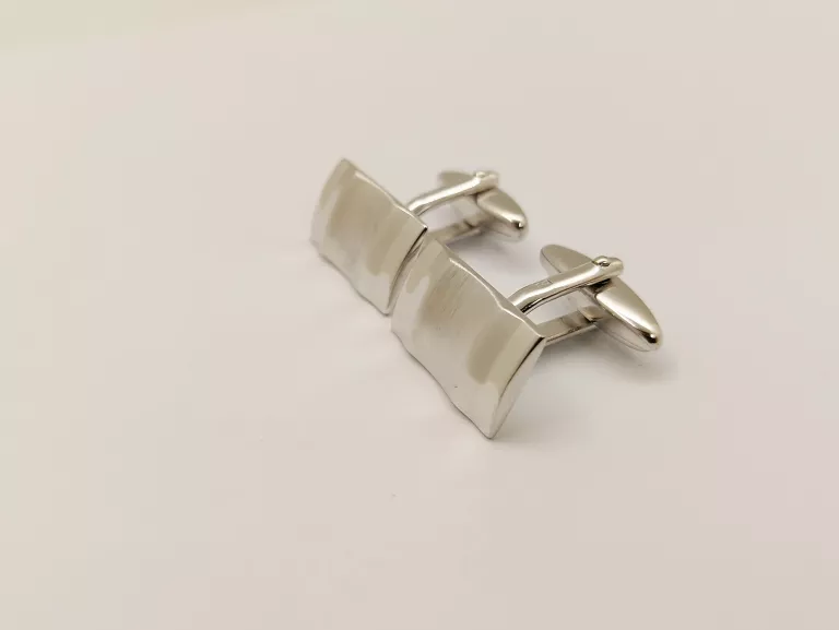 ELEGANCKIE SREBRNE SPINKI DO MANKIETÓW 12,88G.