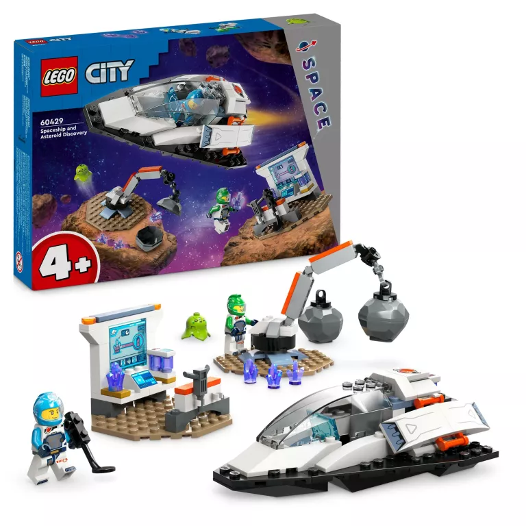 LEGO CITY 60429 ODKRYCIE STATKU KOSMICZNEGO I ASTEROIDY