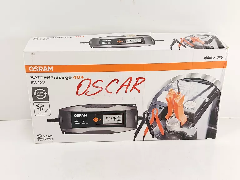 PROSTOWNIK OSRAM 404 BATTERY CHARGER 6V/12V