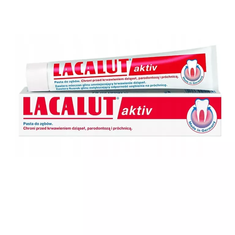LACALUT AKTIV PASTA ZAPOBIEGAJĄCA KRWAWIENIU DZIĄSEŁ 75ML