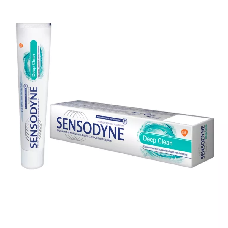 SENSODYNE DEEP CLEAN 75ML PASTA WRAŻLIWE ZĘBY GŁĘBOKIE OCZYSZCZANIE