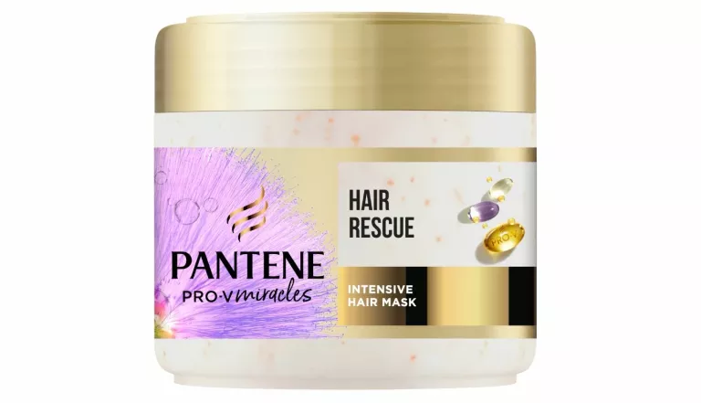 PANTENE SILKY AND GLOWING MASKA ODBUDOWUJĄCA Z BIOTYNĄ I KERATYNĄ, 300 ML