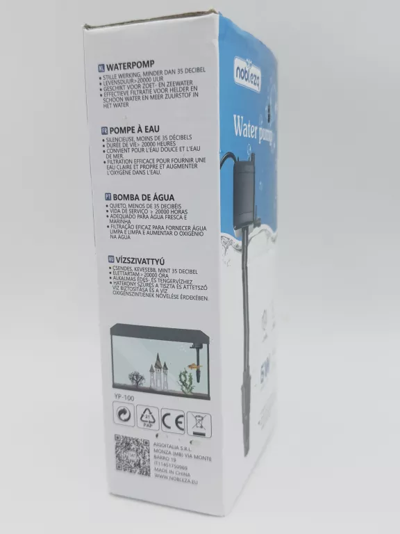 NOBLEZA 3 W 1 WIELOFUNKCYJNA POMPA WODNA, 350L/H POMPA AKWARIOWA,5 W