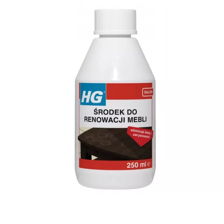 HG ŚRODEK DO RENOWACJI MEBLI CIEMNE DREWNO USUWANIA PLAM ZARYSOWAŃ 250ML