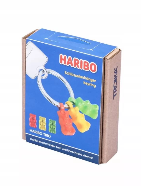 BRELOK ZWIERZĘCY METAL TROIKA HARIBO 3 MISIE