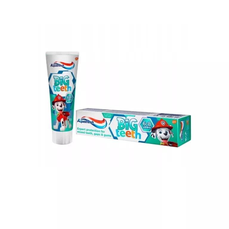 AQUAFRESH BIG TEETH PASTA DO ZĘBÓW PSI PATROL 50ML 6-8 LAT