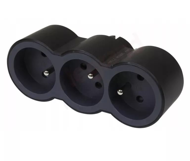 ROZGAŁĘŹNIK 3X2P+Z CZARNY/GRAFIT LEGRAND 049434