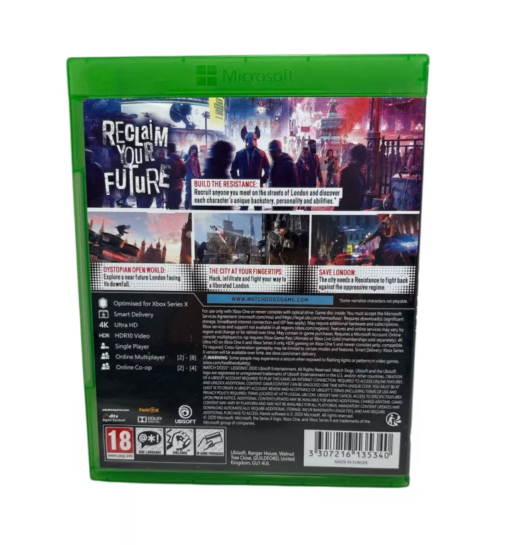WATCHDOGS LEGION XBOX ONE