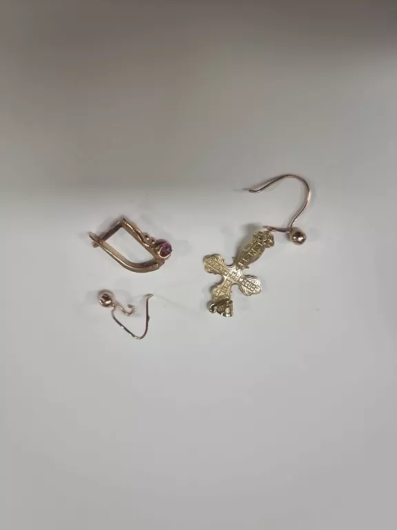 MIKS ZŁOTA  USZKODZONE/ PRZETOP/ODZYSK 3,42G ŁĄCZNA MASA