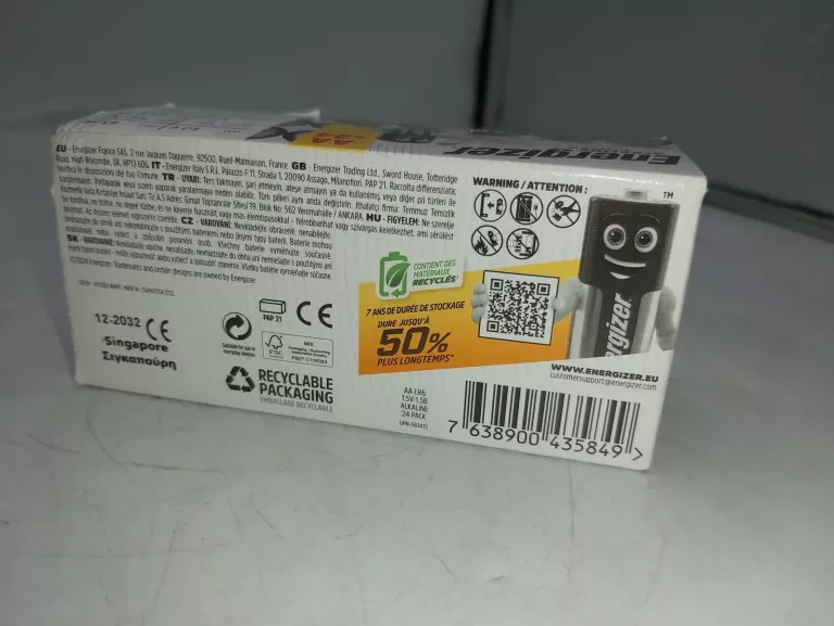 BATERIE ENERGIZER ALKALINE POWER AA X 24 SZT
