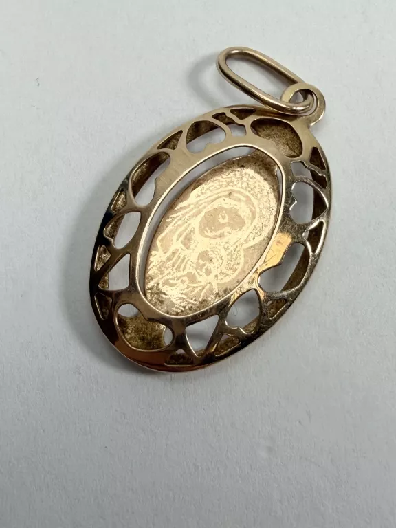 ZAWIESZKA ZŁOTA Z MARYJĄ 1,80G PR. 585