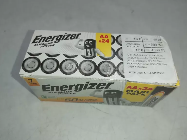 BATERIE ENERGIZER ALKALINE POWER AA X 24 SZT