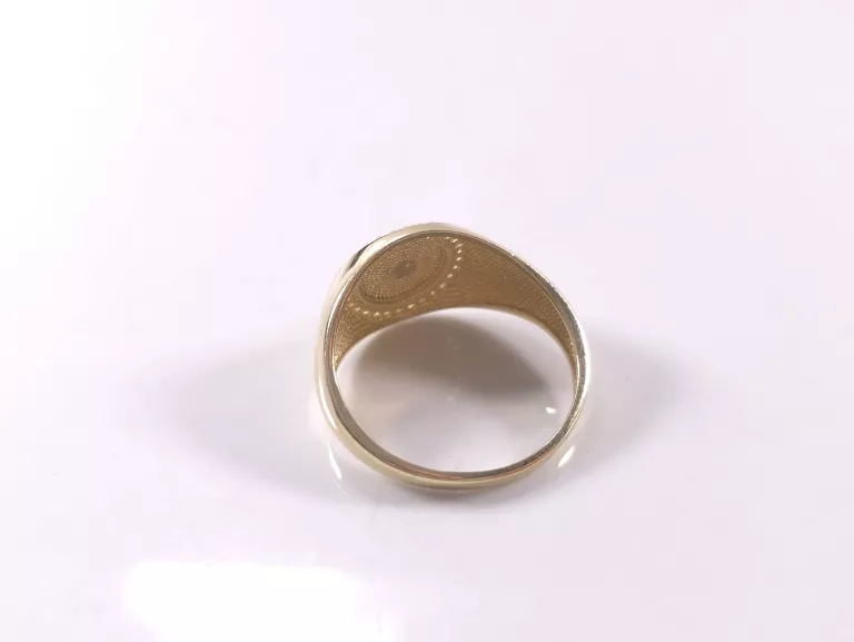 NIENOSZONY ZŁOTY PIERŚCIONEK SYGNET P585 4,60G R25