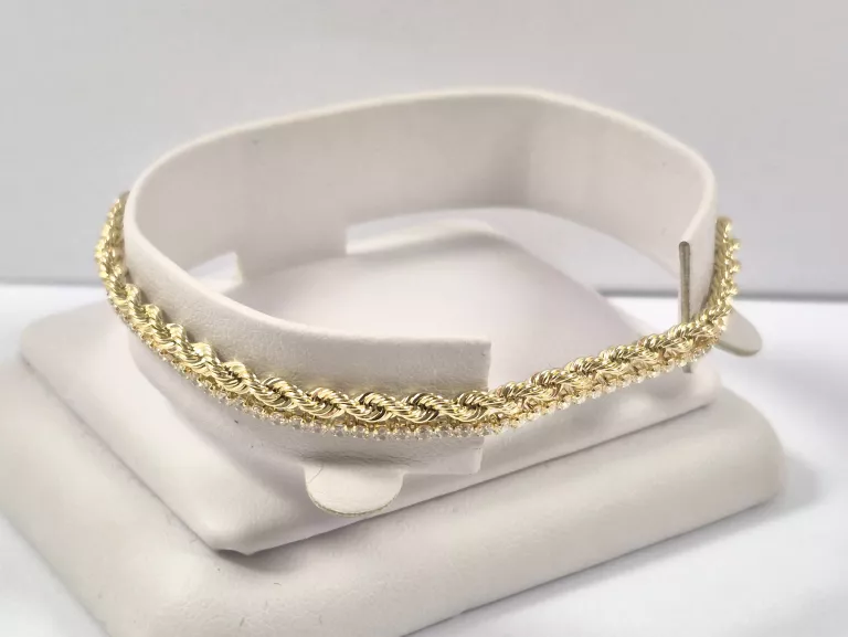 NIENOSZONA ZŁOTA BRANSOLETKA 3,71G 585 18CM