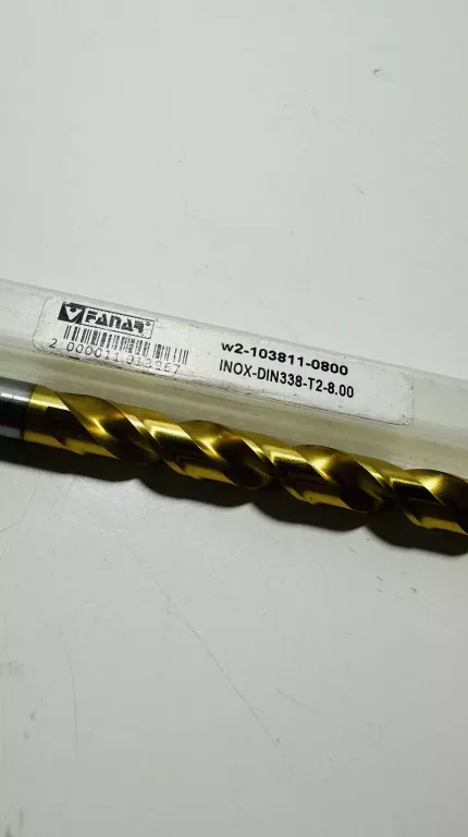 WIERTŁO DIN-338 8,00 HSSCO5 INOX TN2 WARTO OKAZJA