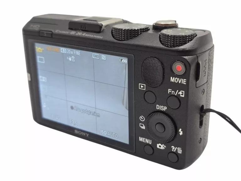 aparat-sony-dsc-hx60-2x-aku-ladowarka-etui-opis-wada-stan-11323-2