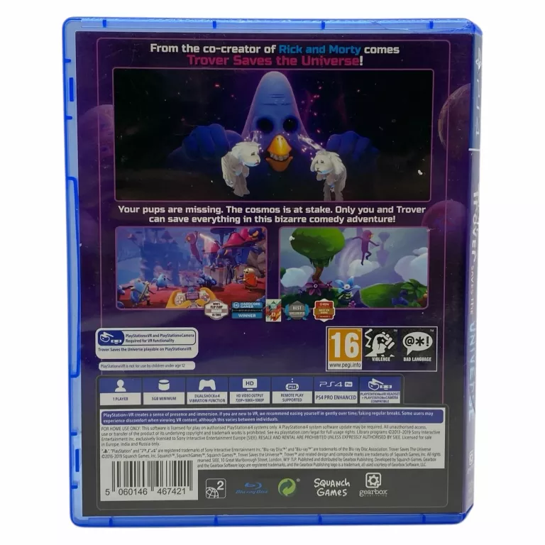 GRA PS4 TROVER SAVES THE UNIVERSE VR