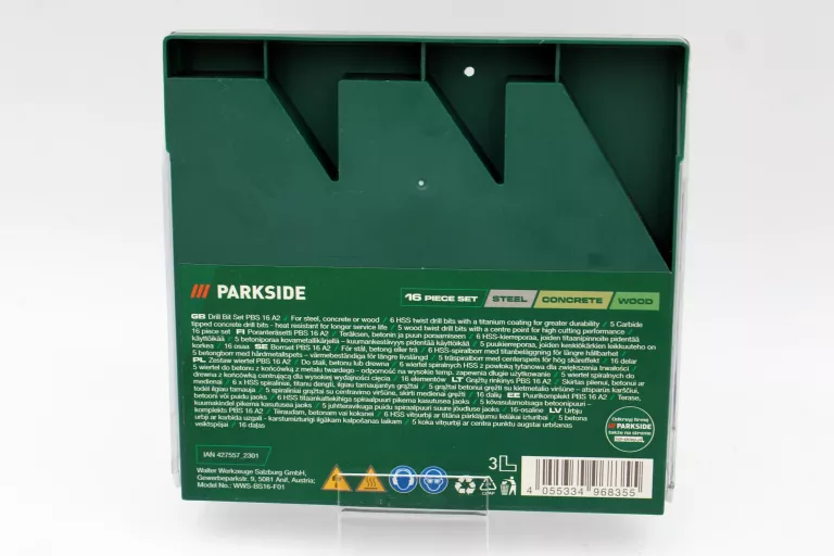 KOMPLET WIERTEŁ PBS 16 A2 PARKSIDE