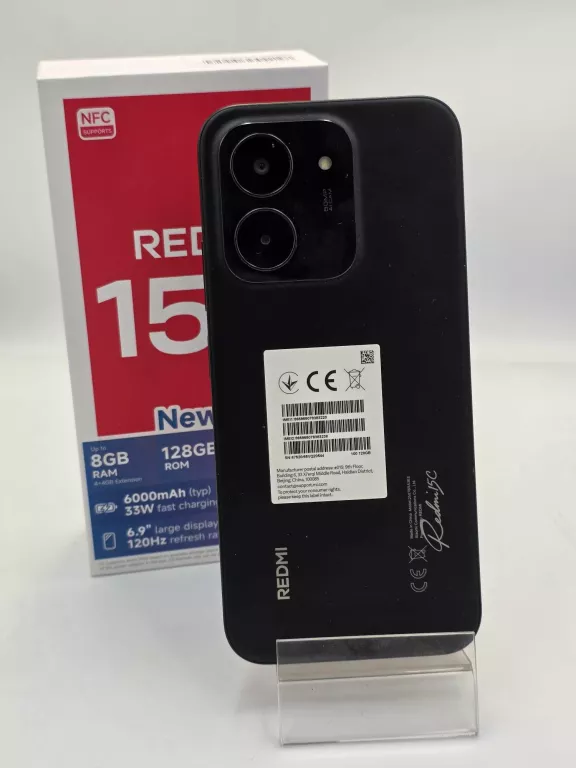 TELEFON XIAOMI REDMI15C 4/128 GB KOMPLET