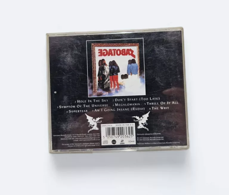 BLACK SABBATH SABOTAGE CD