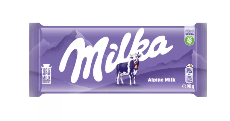 CZEKOLADA MLECZNA MILKA 90 G ALPINE MILK