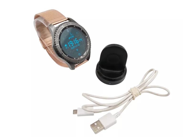 SMARTWATCH SAMSUNG GEAR S3 FRONTIER + ŁADOWARKA