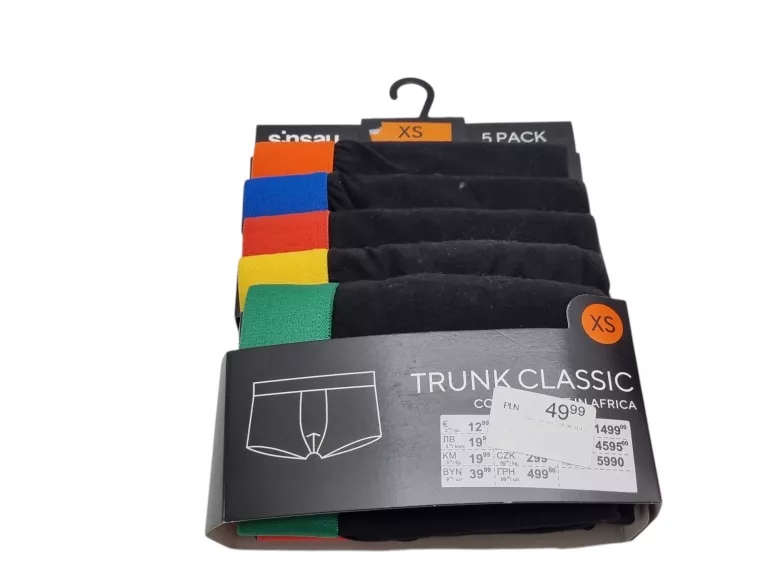 BOKSERKI SINSAY XS 5PAK