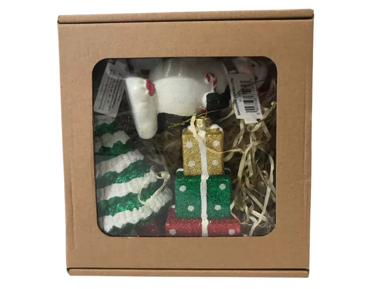 BOMBKI CHOINKOWE BROKATOWE