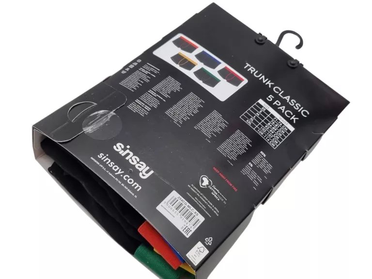 BOKSERKI SINSAY XS 5PAK