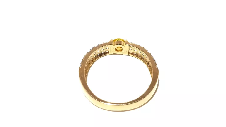 WYRÓB JUBILERSKI UŻYWANY ZŁOTY PIERŚCIONEK PR585 R13 1,81G