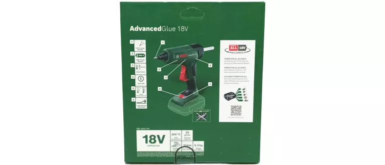 PISTOLET DO KLEJU ADVANCEDGLUE 18V BOSCH KORPUS