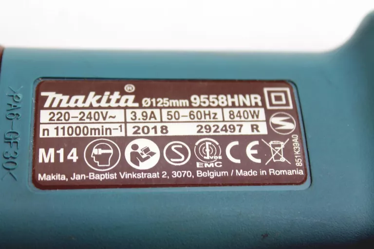 SZLIFIERKA MAKITA GA 9558HNR