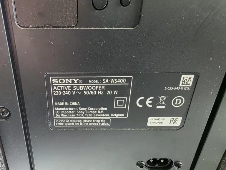 SOUNDBAR SONY HT-S400