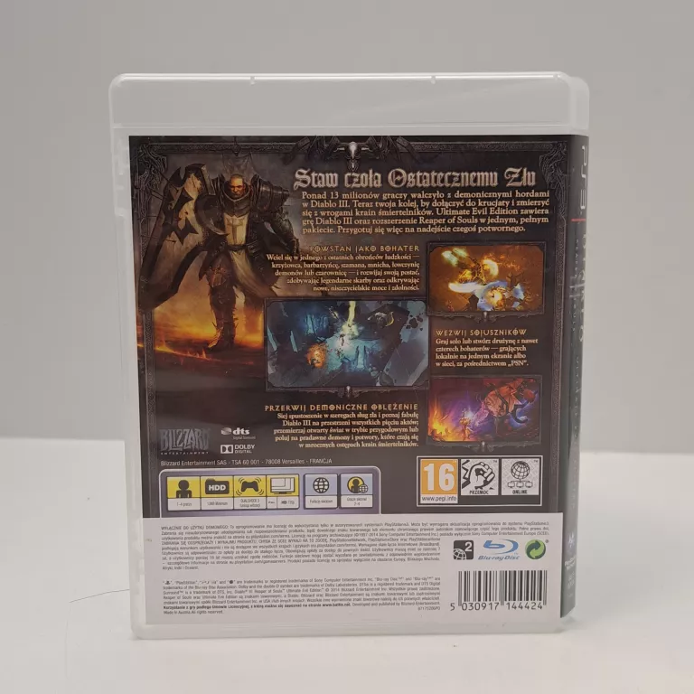 DIABLO III REAPER OF SOULS PS3