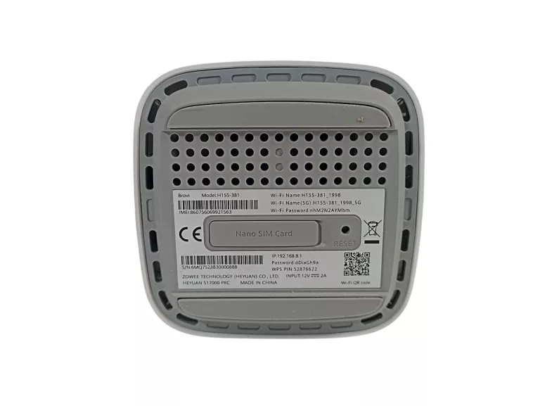 ROUTER BROVI ZOWEE H155-381 5G