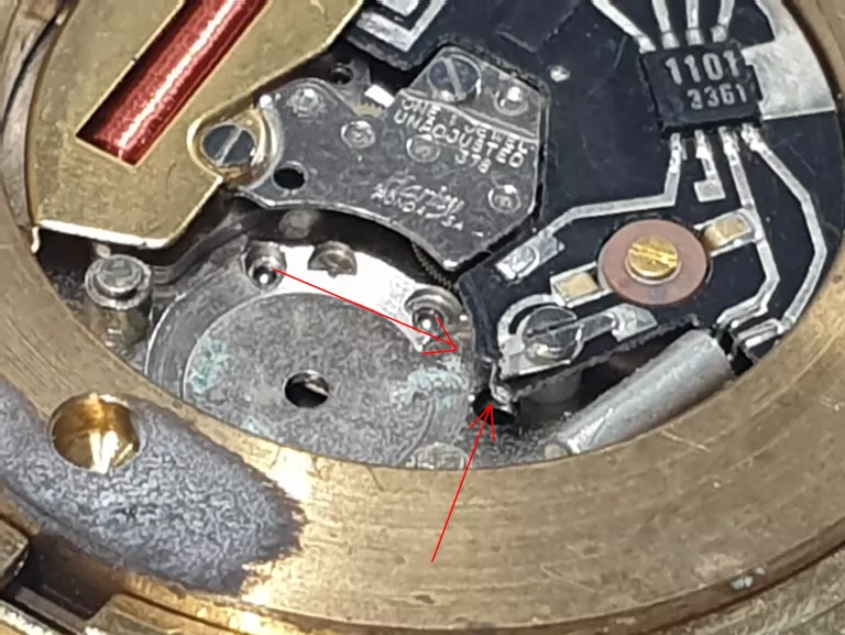 ZEGAREK KIESZONKOWY TEMC QUARZ USZKODZONY