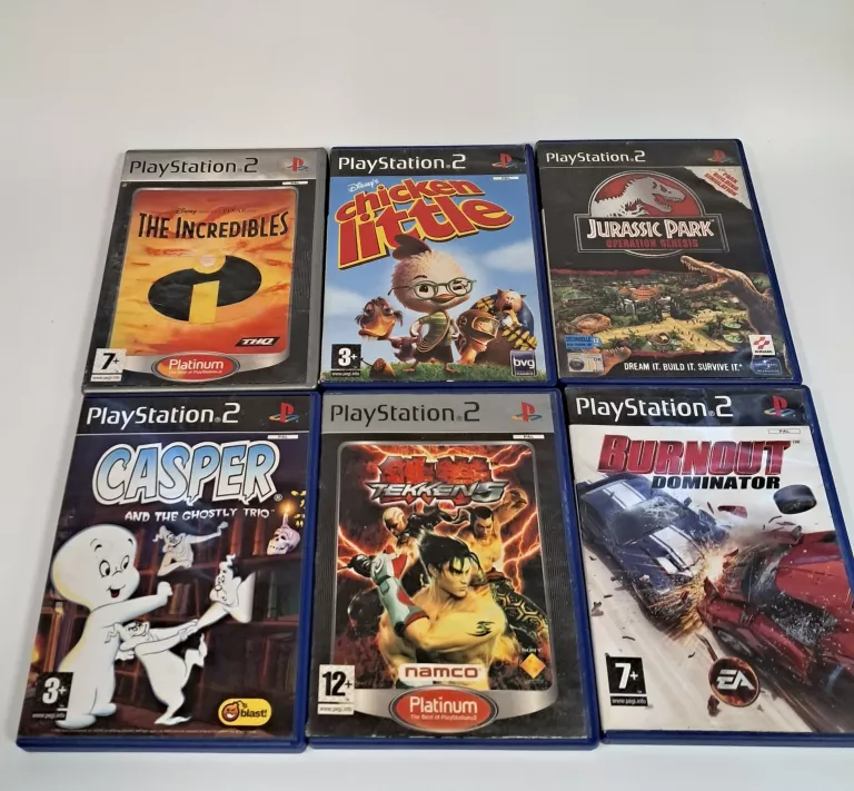 KONSOLA PLAYSTATION 2 + ZESTAW GIER