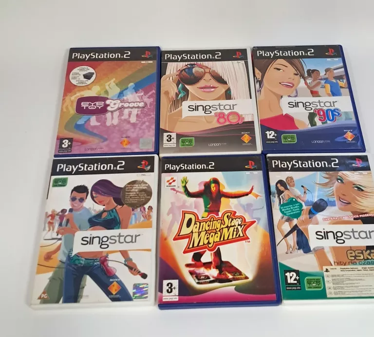 KONSOLA PLAYSTATION 2 + ZESTAW GIER