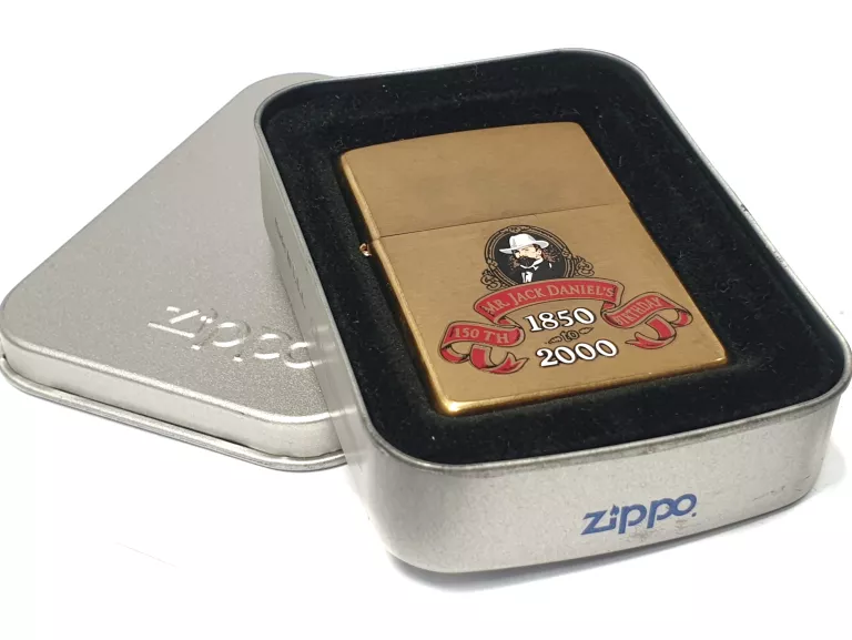 ZAPALNICZA ZIPPO MR JACK DANIEL'S 150TH BIRTHDAY 1850 TO 2000