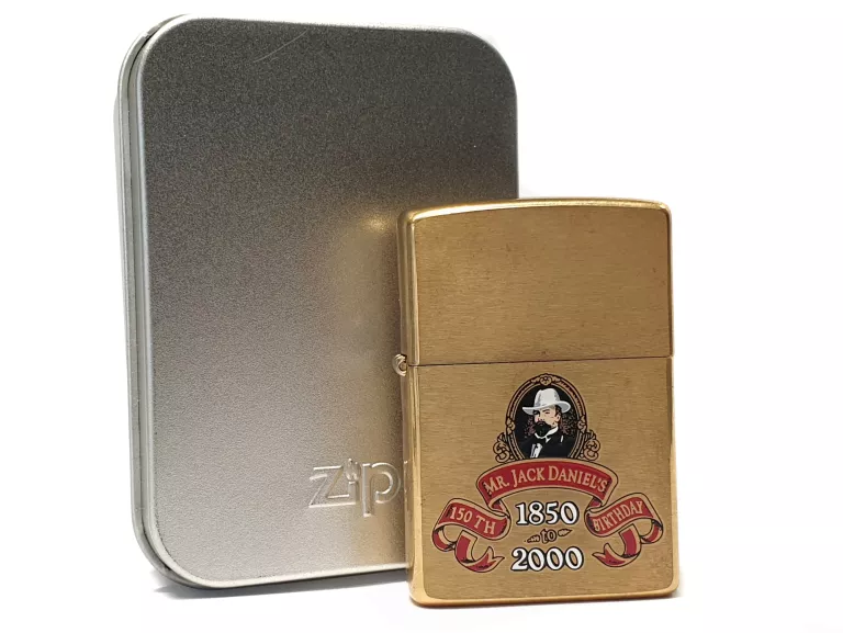 ZAPALNICZA ZIPPO MR JACK DANIEL'S 150TH BIRTHDAY 1850 TO 2000