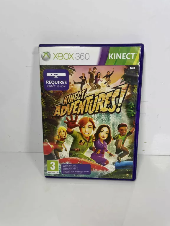 KINECT ADVENTURES XBOX 360