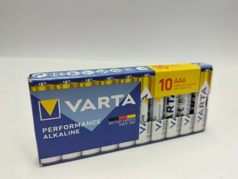BATERIA ALKALICZNA VARTA AAA (R3) 10 SZT.