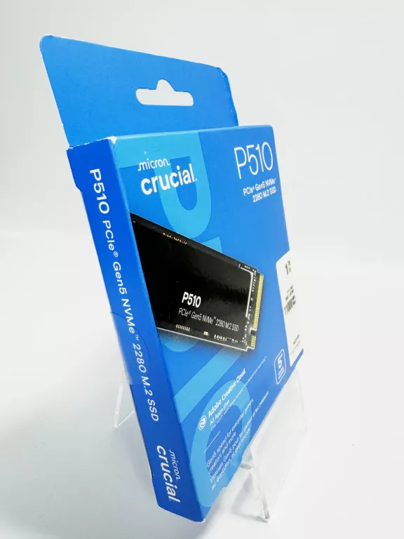 DYSK SSD CRUCIAL P510 1TB M.2 2280 PCI-E X4 GEN5 NVME CT1000P510SSD8